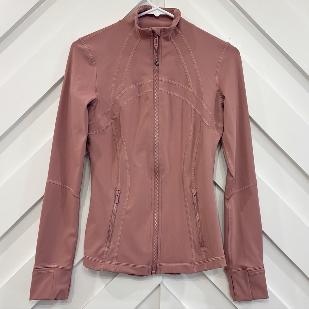 Lululemon Define Jacket Luxtreme In Spanish Rose Size 6